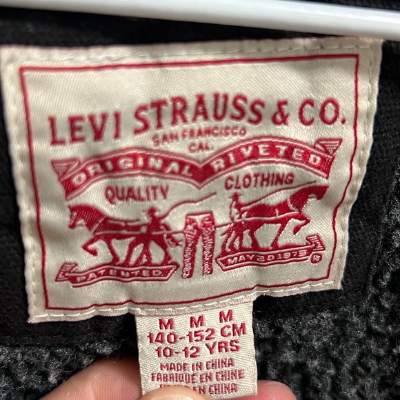 Kids Levi’s Hooded Canvas lined jacket Carhartt look alike size medium. - Picture 7 of 10